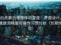 白虎嫩白使用体验复盘：界面设计、播放流畅度与操作习惯分析（长期体验）