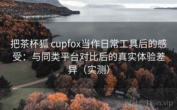 把茶杯狐 cupfox当作日常工具后的感受:与同类平台对比后的真实体验差异(实测)-第1张图片 把茶杯狐 cupfox当作日常工具后的感受:与同类平台对比后的真实体验差异(实测)-第1张图片