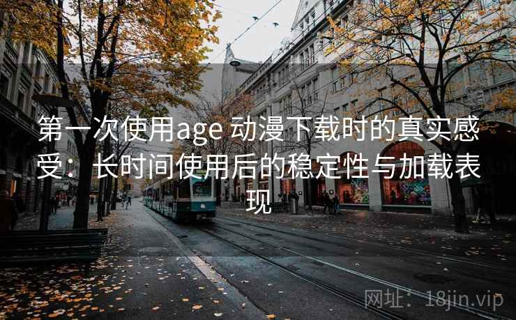 第一次使用age 动漫下载时的真实感受：长时间使用后的稳定性与加载表现-第2张图片