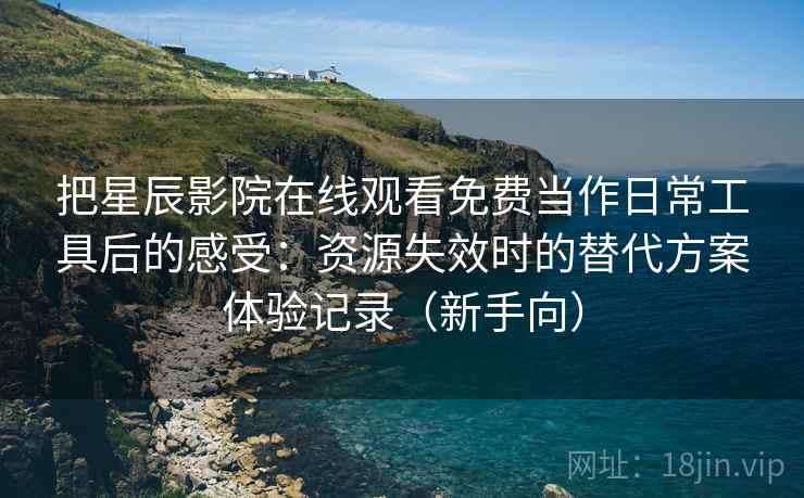 把星辰影院在线观看免费当作日常工具后的感受：资源失效时的替代方案体验记录（新手向）-第2张图片