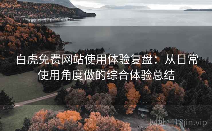 白虎免费网站使用体验复盘：从日常使用角度做的综合体验总结-第2张图片